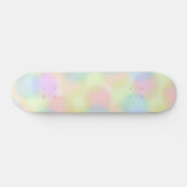 Niedliche Regenbogenpastel Polka dot Pattern Skateboard (Horizontal)