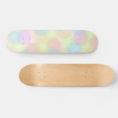 Niedliche Regenbogenpastel Polka dot Pattern Skateboard (Horizontal)