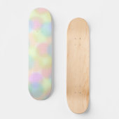 Niedliche Regenbogenpastel Polka dot Pattern Skateboard (Vorderseite)