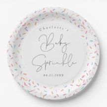 Niedliche Regenbogensprinkles Baby Sprinkle Dusche