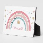 Niedliche Regenbogenstars Fotoplatte (Seite)