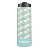 Niedliche Regenbogenwolken Personalisiert