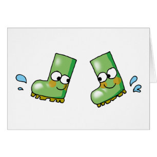 niedliche Regenstiefel
