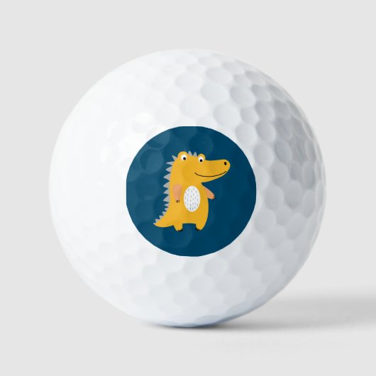 Niedliche Regenwaldtiere Golfball (Vorderseite)