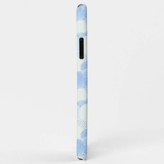 Niedliche Regenwolken Personalisiert Monogramm Case-Mate iPhone Hülle (Hinten/Rechts)