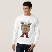 Niedliche Reindeer-Hemden und Geschenke Sweatshirt (Vorne ganz)