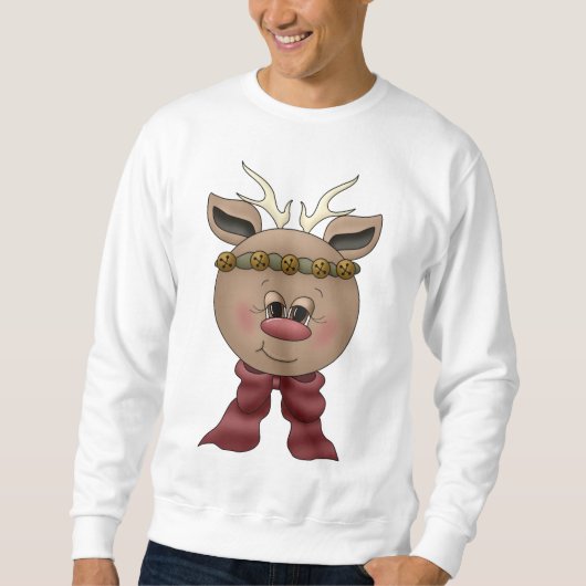 Niedliche Reindeer-Hemden und Geschenke Sweatshirt (Vorderseite)