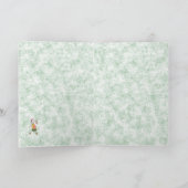 Niedliche Reinigung von Skeletten Karte (Innenseite)