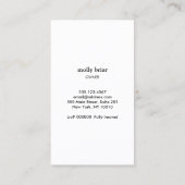 Niedliche Reinigungsdienste für Haushaltshäuser Ca Visitenkarte (Rückseite)