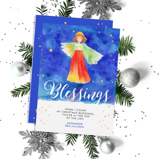 Niedliche religiöse Farbenspiel Engel Segings Wass Einladung