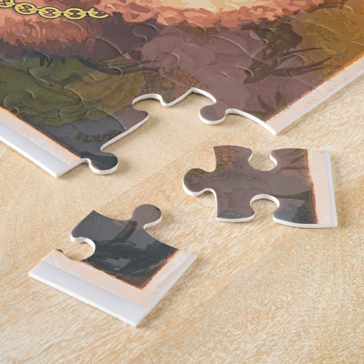 Niedliche Renaissancekatze mit Brille und Goldkett Puzzle (Seite)