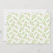 Niedliche Rentier Happy Holidays Fotokarte Einladung (Rückseite)