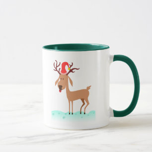 Niedliche Rentier-Tasse Tasse