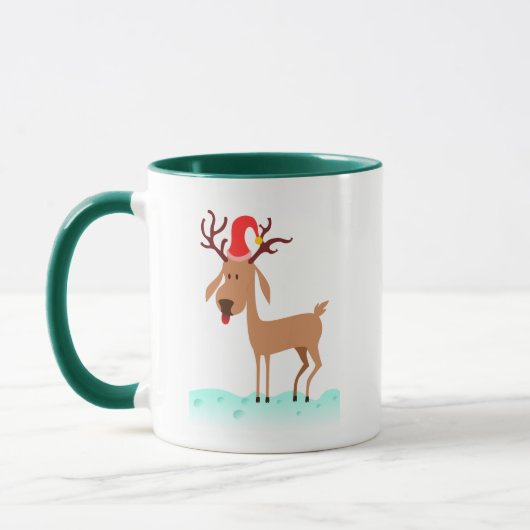 Niedliche Rentier-Tasse Tasse (Links)