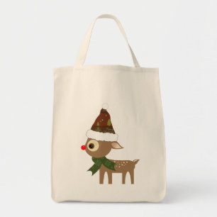 Niedliche Rentier Weihnachtsfeier Tasche