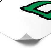 niedliche Rentiere DASHER Cartoon Poster (Ecke)