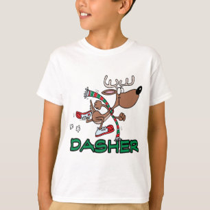 niedliche Rentiere DASHER Cartoon T-Shirt