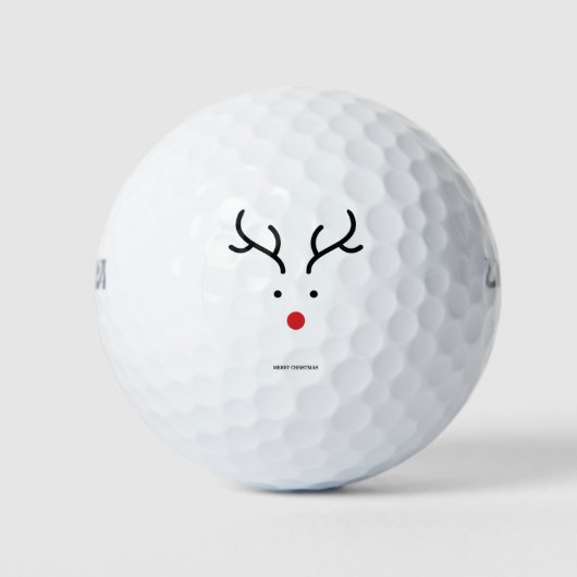 Niedliche Rentiere für Weihnachten. Golfball (Vorderseite)