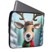 Niedliche Rentiere Laptopschutzhülle (Vorne Rechts)