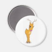 Niedliche Rentiere Magnet (Vorderseite/Rückseite)