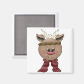 Niedliche Rentiere Magnet (Vorderseite/Rückseite)
