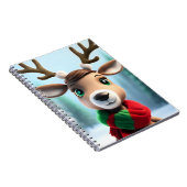 Niedliche Rentiere Notizblock (Rechte Seite)