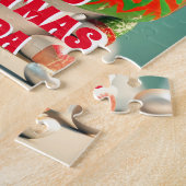 Niedliche Rentiere Weihnachten Personalisierte Kin Puzzle (Seite)
