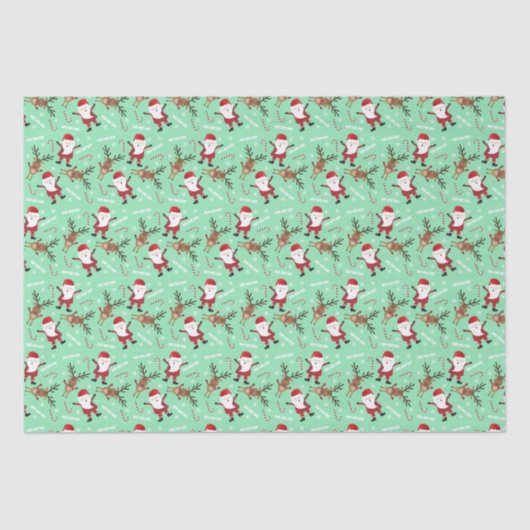 Niedliche Rentierfisch-Kerzenleuchter Seidenpapier (Vorderseite)