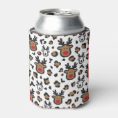 Niedliche Rentierweihnacht Dosenkühler (Kanne Vorderseite)