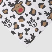 Niedliche Rentierweihnacht Seidenpapier (Ausschnitt)