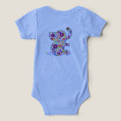 Niedliche Retro-Blume Cartoon Stilelemente (Design Rückseite)