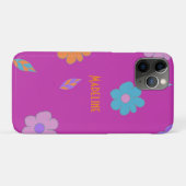 Niedliche Retro-Blume Case-Mate iPhone Hülle (Rückseite (Horizontal))