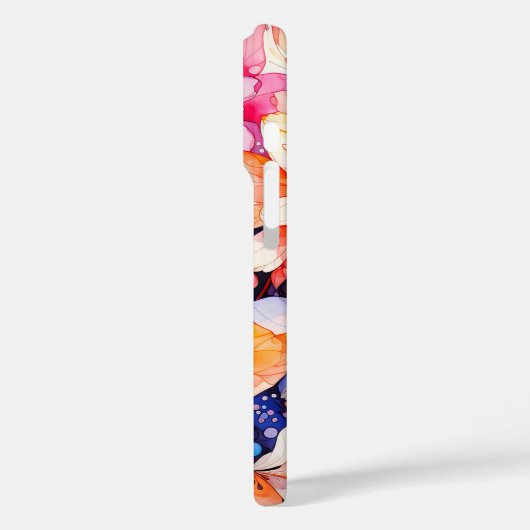 Niedliche Retro-Blume Case-Mate iPhone Hülle (Rückseite / Links)