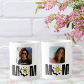 Niedliche Retro-Blume & "Mama", Spaß, kundenspezif Kaffeetasse