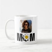 Niedliche Retro-Blume & "Mama", Spaß, kundenspezif Kaffeetasse (Links)