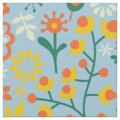 Niedliche Retro-Blume Muster 3 Stoff (Nahaufnahme)