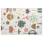Niedliche Retro-Blume und Folienzmuster Stoff (Fat Quarter (45,7 x 55,9 cm))