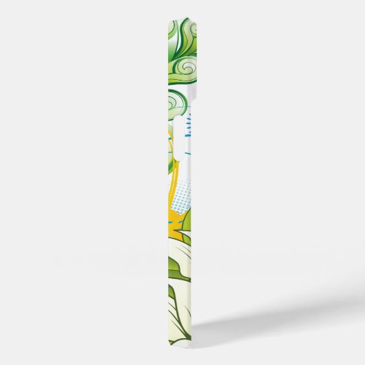 Niedliche Retro-Blume und Stars, Girlie Grunge Case-Mate iPhone Hülle (Rückseite / Rechts)