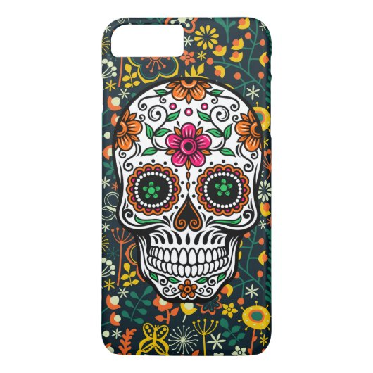 Niedliche Retro-Blume Zuckerhut Case-Mate iPhone Hülle (Rückseite)