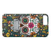 Niedliche Retro-Blume Zuckerhut Case-Mate iPhone Hülle (Rückseite (Horizontal))