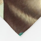 Niedliche Retro Chihuahua Illustration Fleecedecke (Ecke)