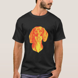 Niedliche Retro-Dackel mit Welpenaugen Vintage Ill T-Shirt