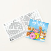 Niedliche Retro Desserts Notizblock (Innenseite)