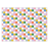Niedliche Retro-farbige Karos Tischdecke (Vorderseite (Horizontal))