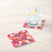 Niedliche Retro Florals Untersetzer (Vor Ort)