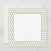 Niedliche Retro Girl Tan Flat Hello Card (Rückseite)