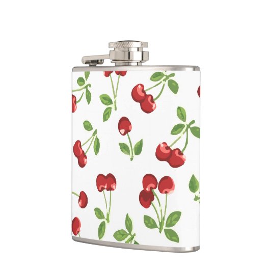 Niedliche Retro-Kherries Flachmann (Links)