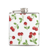 Niedliche Retro-Kherries Flachmann (Vorderseite)