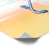 Niedliche Retro-Krankenversorgung Poster (Ecke)