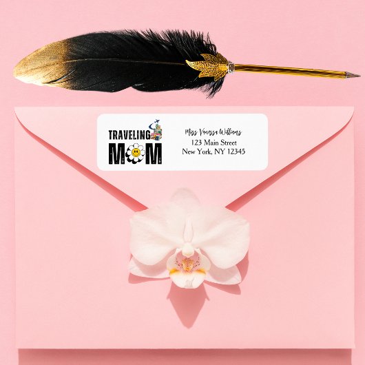 Niedliche Retro-Mama-Blume, Reisen, Individuelles 